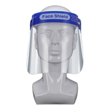 6x Safety Full Face Shield Clear Guard Protector Mask Anti-Fog + Elastic Head Band