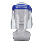 6x Safety Full Face Shield Clear Guard Protector Mask Anti-Fog + Elastic Head Band
