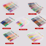 Glitter Gel Pens (100 pack) with 2.5X More Ink - Craft, Kids & Adult Colouring - Extra Image