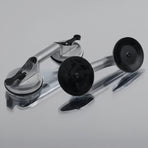 4 x Double Suction Glass Lifting Tool 70kg Vacuum Puller Lifter Aluminium