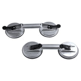 4 x Double Suction Glass Lifting Tool 70kg Vacuum Puller Lifter Aluminium - Top-Down View
