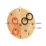 Ring Toss Game Family Indoor Outdoor Hoop Party - Close-Up Angle