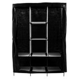 Large Portable Clothes Closet Canvas Wardrobe Storage Organizer with Shelves