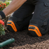 Knee Pads for Work, Construction, Gardening, Flooring and Carpentry - Front View