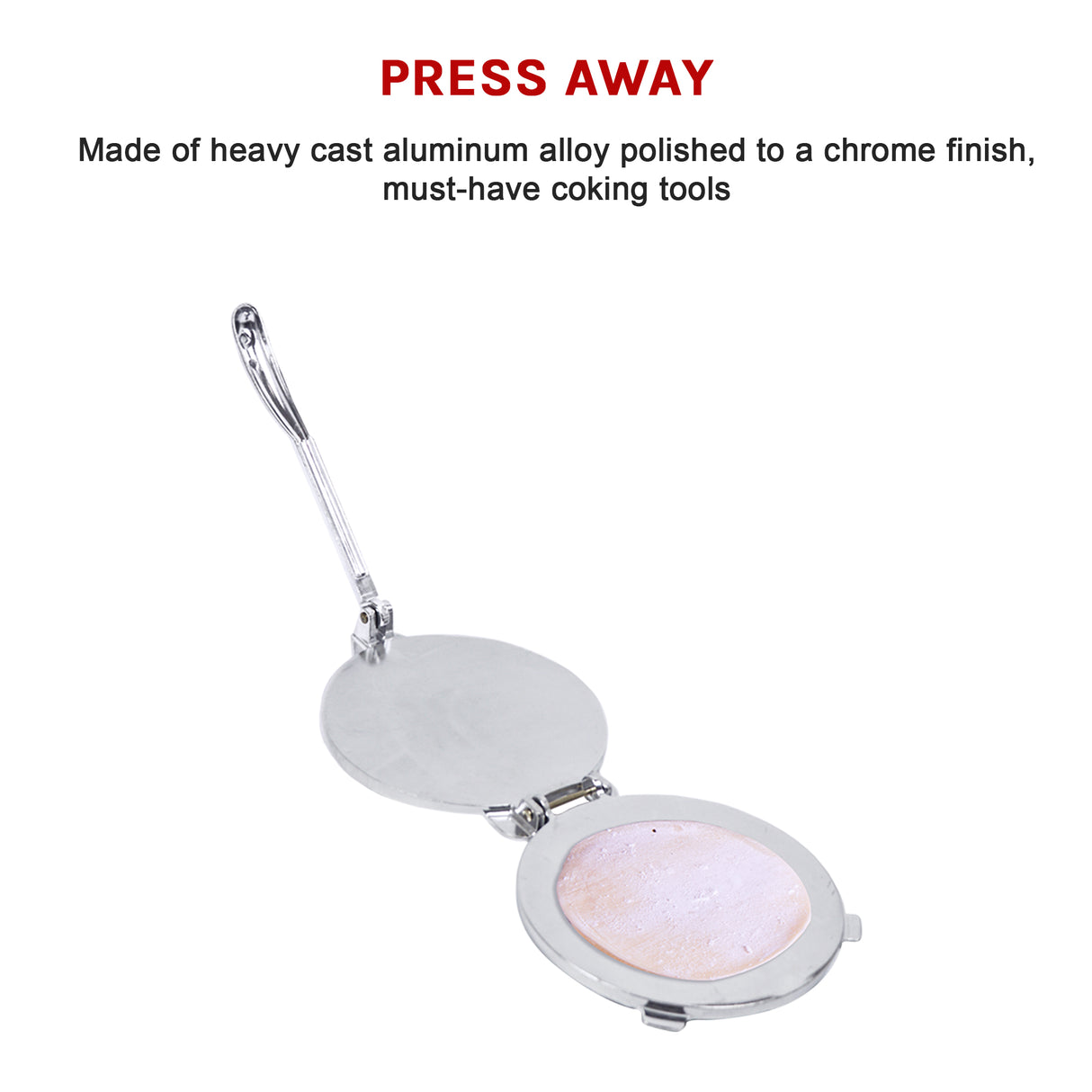 20cm Premium Tortilla Press Flat Bread Maker Taco Roti Chapati Health Food Pastry