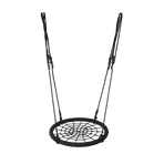 Kids Rope Swing Round Outdoor Birds Crows Nest Spider Web Swing Seat 65cm