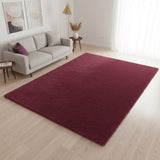 230x160cm Floor Rugs Large Shaggy Rug Area Carpet Bedroom Living Room Mat - Burgundy