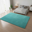 230x200cm Floor Rugs Large Shaggy Rug Area Carpet Bedroom Living Room Mat - Turquoise