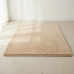 200x140cm Floor Rugs Large Shaggy Rug Area Carpet Bedroom Living Room Mat - Beige