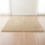 230x200cm Floor Rugs Large Shaggy Rug Area Carpet Bedroom Living Room Mat - Beige