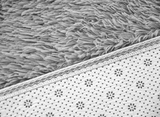 200x140cm Floor Rugs Large Shaggy Rug Area Carpet Bedroom Living Room Mat - Grey - Close-Up Angle