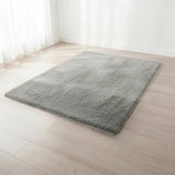 230x160cm Floor Rugs Large Shaggy Rug Area Carpet Bedroom Living Room Mat - Grey - 45-Degree Angle