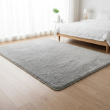 230x200cm Floor Rugs Large Shaggy Rug Area Carpet Bedroom Living Room Mat - Grey