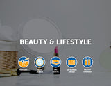 Makeup Mirror With LED Light Standing Mirror Magnifying Tri-Fold Touch