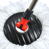 Spin Rotating Mop and Bucket Set with Wheels and 4 Microfibre Mop Heads - Rear View