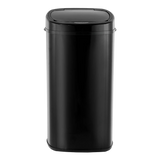 68L Motion Sensor Bin Automatic Stainless Steel Kitchen Rubbish Trash - Black - Rear View
