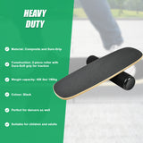 Balance Board Trainer with Stopper Wobble Roller - Side View