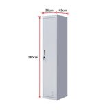 One-Door Office Gym Shed Clothing Locker Cabinet