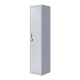 One-Door Office Gym Shed Clothing Locker Cabinet - Side View