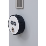 One-Door Office Gym Shed Clothing Locker Cabinet - Top-Down View