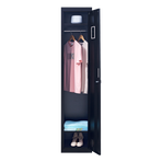 One-Door Office Gym Shed Clothing Locker Cabinet