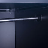 One-Door Office Gym Shed Clothing Locker Cabinet - Rear View