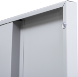 2-Door Vertical Locker for Office Gym Shed School Home Storage - Extra Image