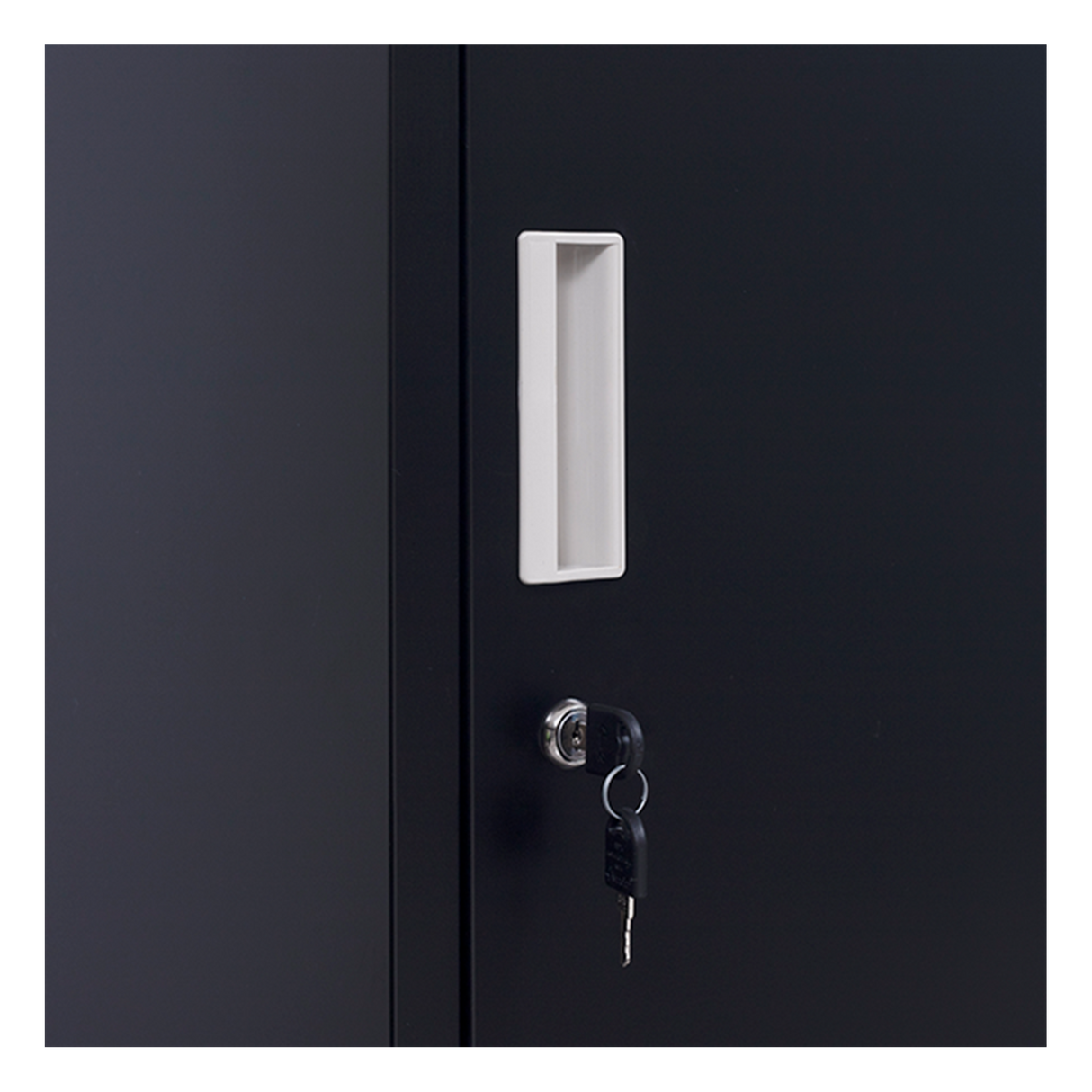 2-Door Vertical Locker for Office Gym Shed School Home Storage
