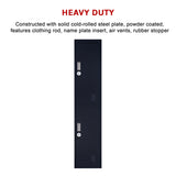 2-Door Vertical Locker for Office Gym Shed School Home Storage - Low Angle