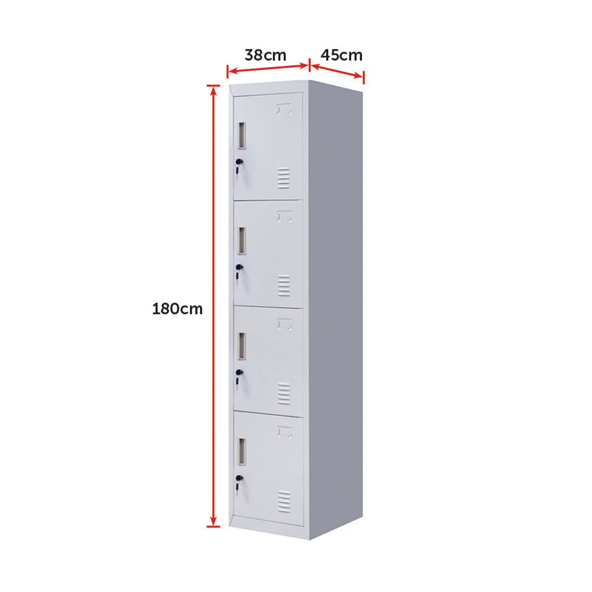 4 Door Locker - Office/Gym