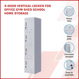 4 Door Locker - Office/Gym - Side View
