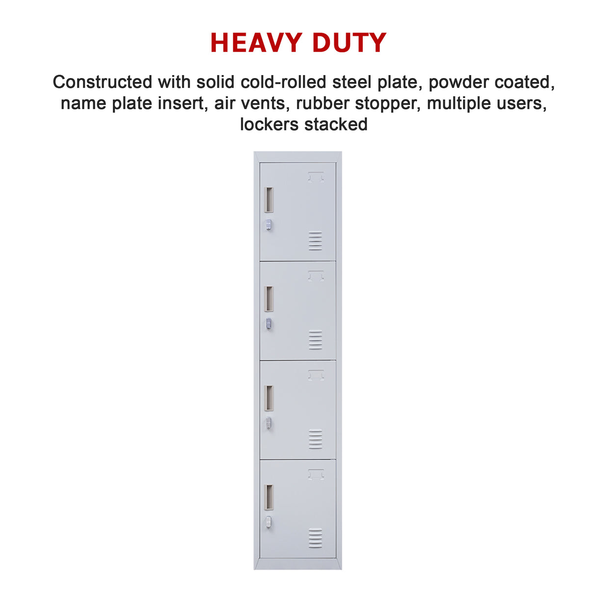 4 Door Locker - Office/Gym