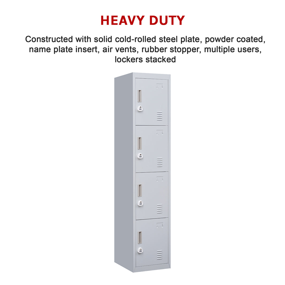 4 Door Locker - Office/Gym
