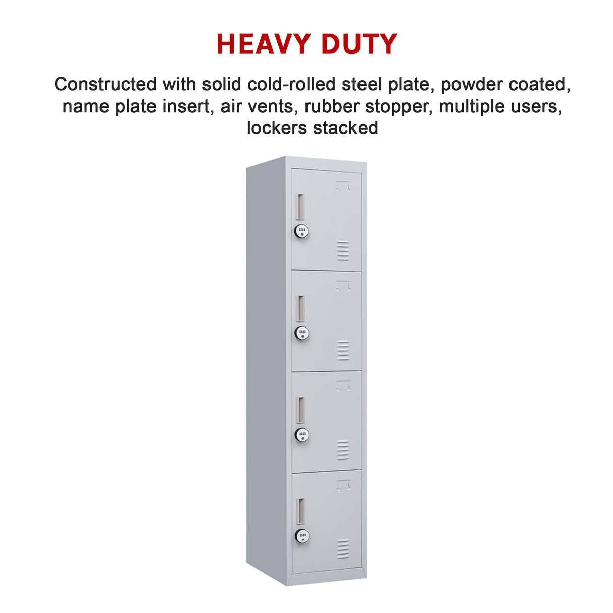 4 Door Locker - Office/Gym