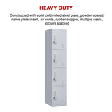 4 Door Locker - Office/Gym - Low Angle