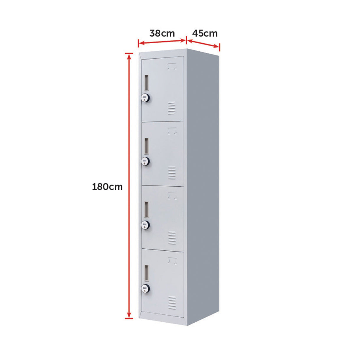 4 Door Locker - Office/Gym