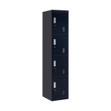4-Door Vertical Locker for Office Gym Shed School Home Storage