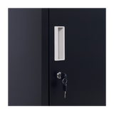 4-Door Vertical Locker for Office Gym Shed School Home Storage - Top-Down View