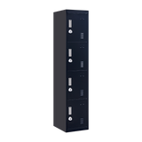 4 Door Locker - Office/Gym - Side View