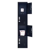 4 Door Locker - Office/Gym - Low Angle