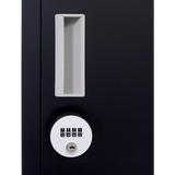 4 Door Locker - Office/Gym - Top-Down View