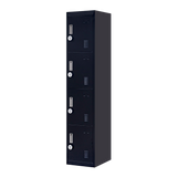4 Door Locker - Office/Gym - 45-Degree Angle