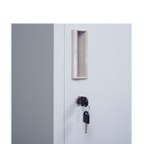 6-Door Locker for Office Gym Shed School Home Storage