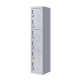 6-Door Locker for Office Gym Shed School Home Storage - Side View