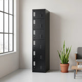 6-Door Locker for Office Gym Shed School Home Storage
