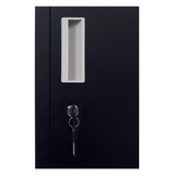 6-Door Locker for Office Gym Shed School Home Storage - Top-Down View