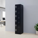 6-Door Locker for Office Gym Shed School Home Storage