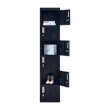 6-Door Locker for Office Gym Shed School Home Storage