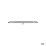 800mm Tile Insert Shower Bathroom Stainless Steel Grate Drain w/Centre outlet Floor Waste