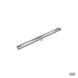 800mm Tile Insert Shower Bathroom Stainless Steel Grate Drain w/Centre outlet Floor Waste